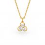 mushroom diamond pendant