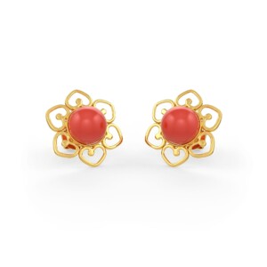 Coral Earrings