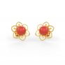 Coral Earrings