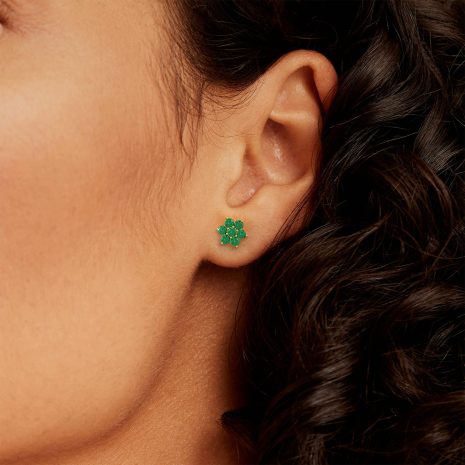 Emerald Stud earrings