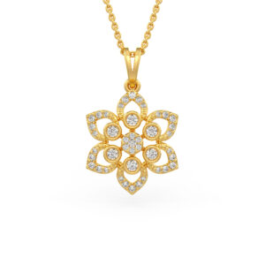 Flower Diamond Pendant