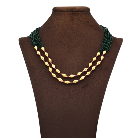 Kolhapur Neckalce with Synthetic Stone