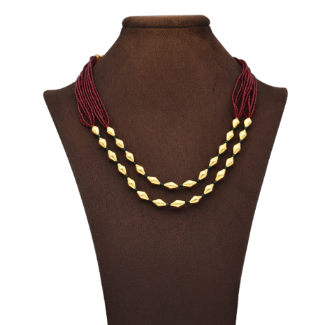 Kolhapur Neckalce with Synthetic Stone
